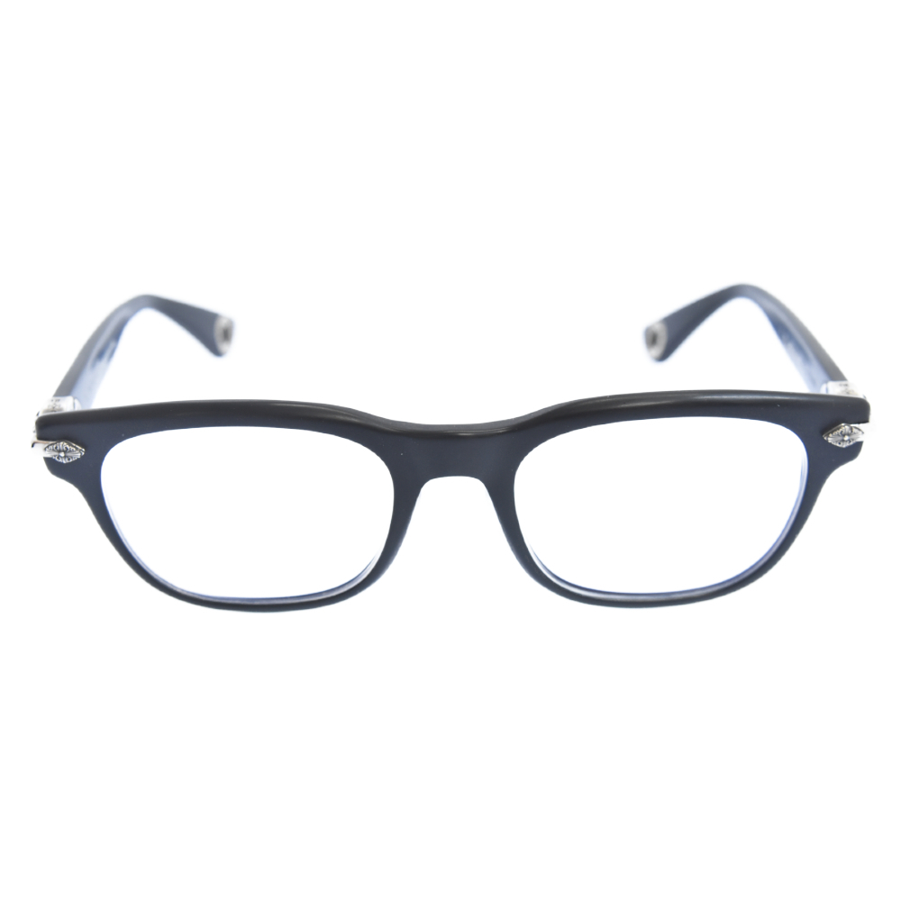 【SALE／71%OFF】 クロムハーツ ラスグロメット付きウェリントン眼鏡 ブラック 誕生日プレゼント サングラス