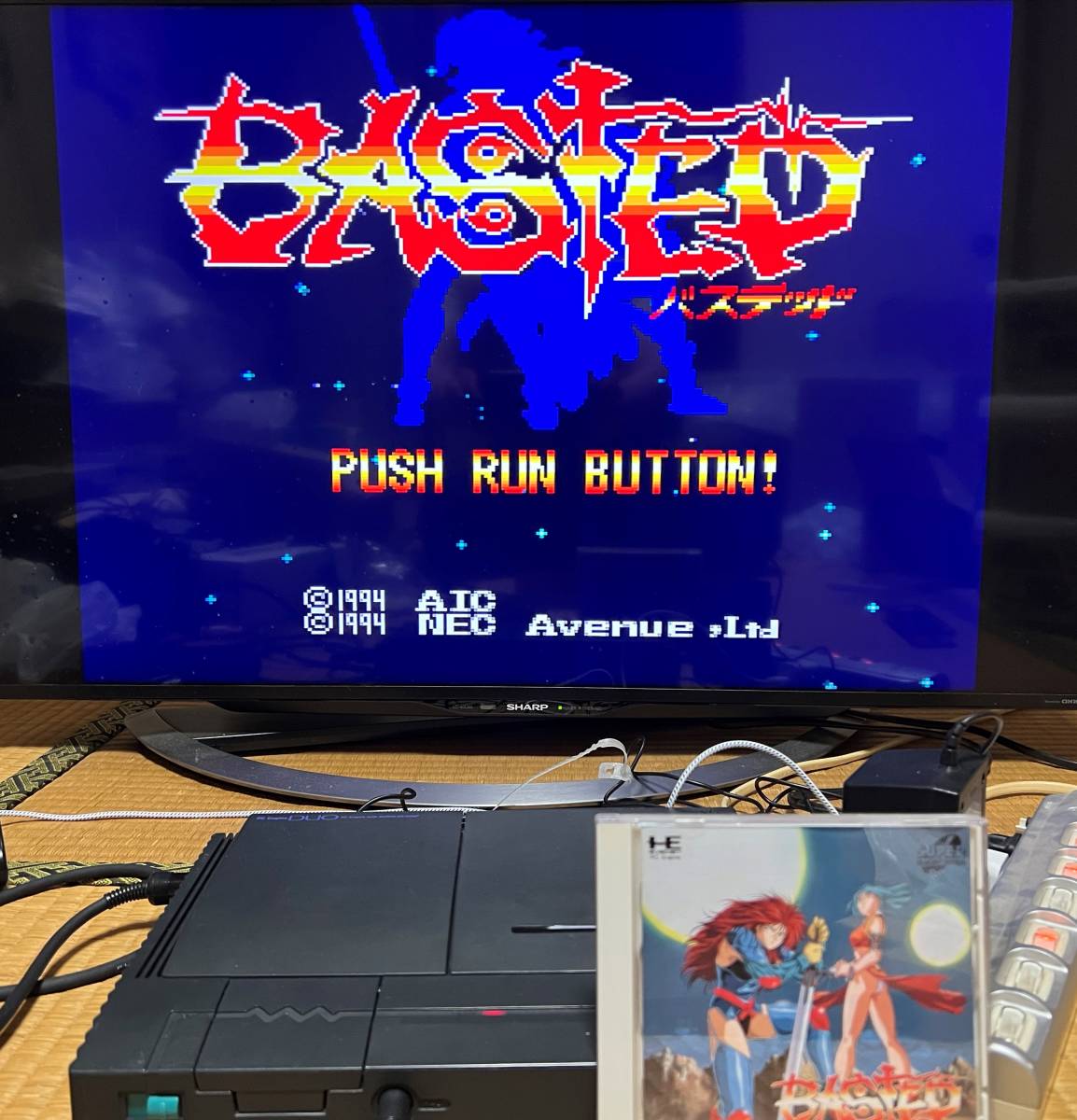 未開封 新品 バステッド BASTED NEC PCエンジン SUPER CD-ROM2 NEC