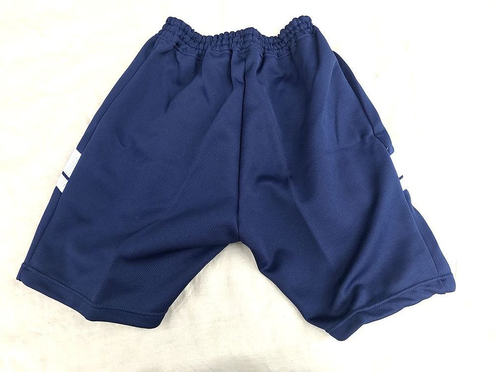 *matsuulaMatsuura former times unused short bread short pants size M 78 navy blue ②* search gym uniform gym uniform Showa Retro jersey 