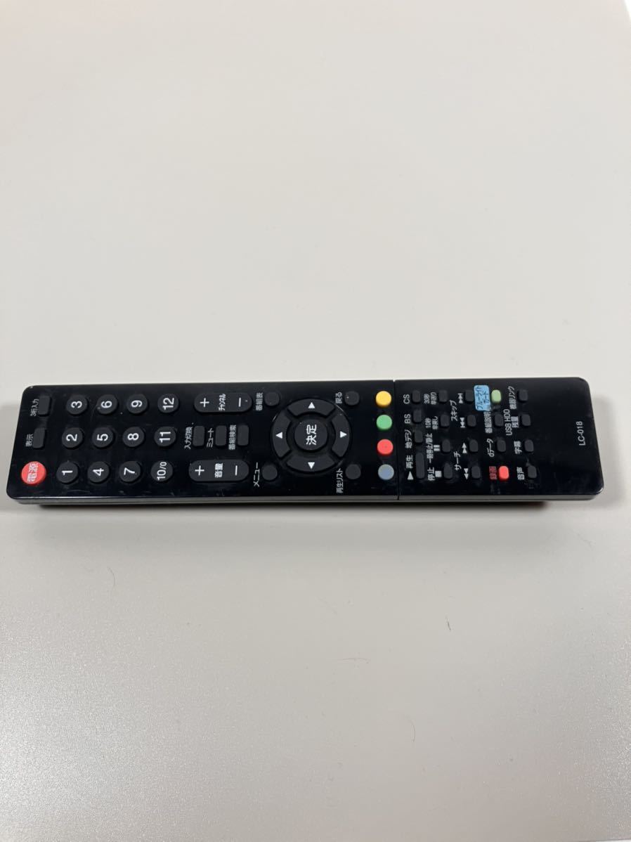 純正ORION オリオンテレビリモコンLC-018動作確認済み液晶テレビ商品