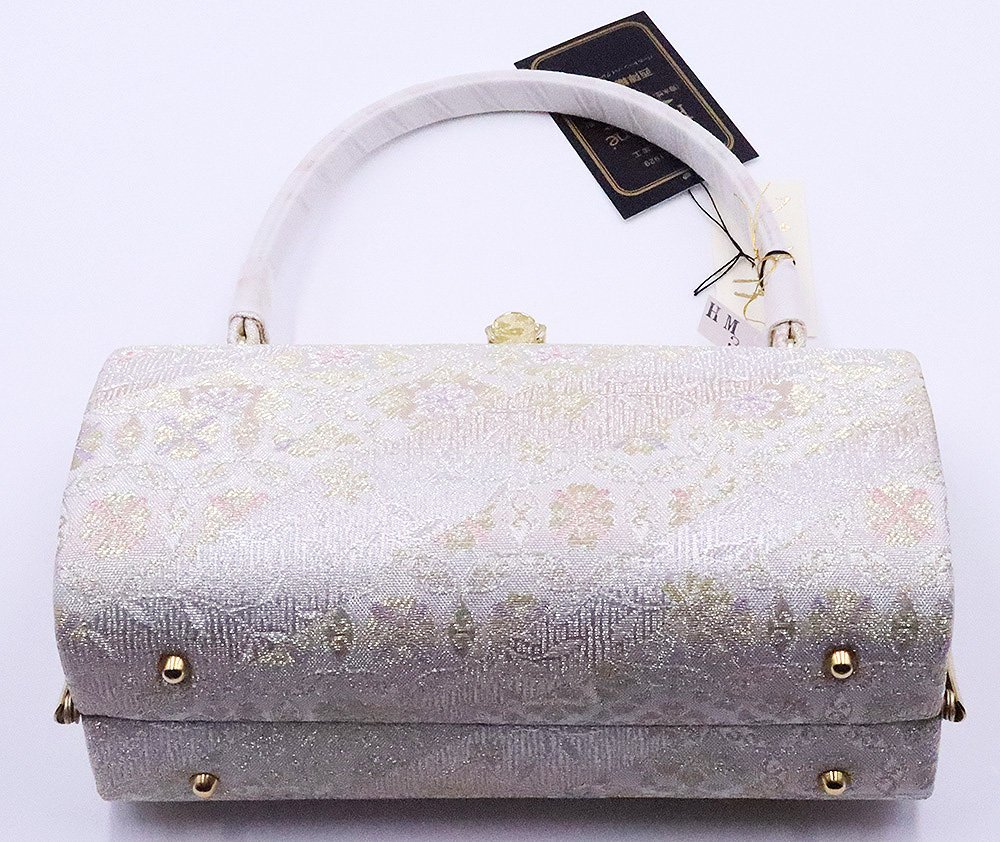 得価正規品 ヤフオク! 西陣織 草履 バッグ セット Mサイズ... - 紗織 留袖用 即納高評価