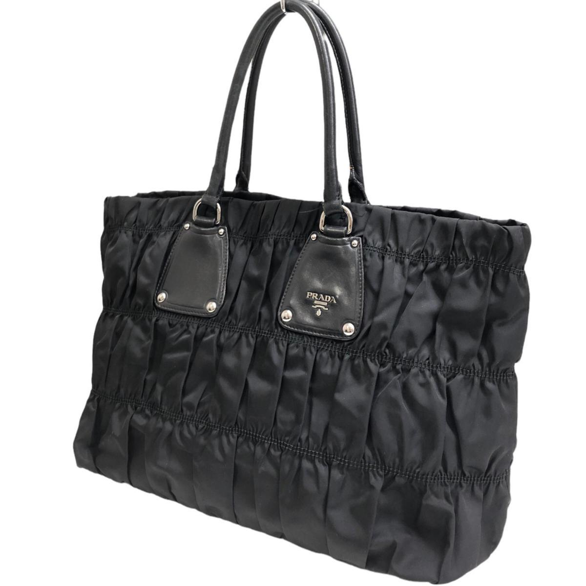 ヤフオク! - 1円 PRADA プラダ ショルダートートバッグ ナイ...