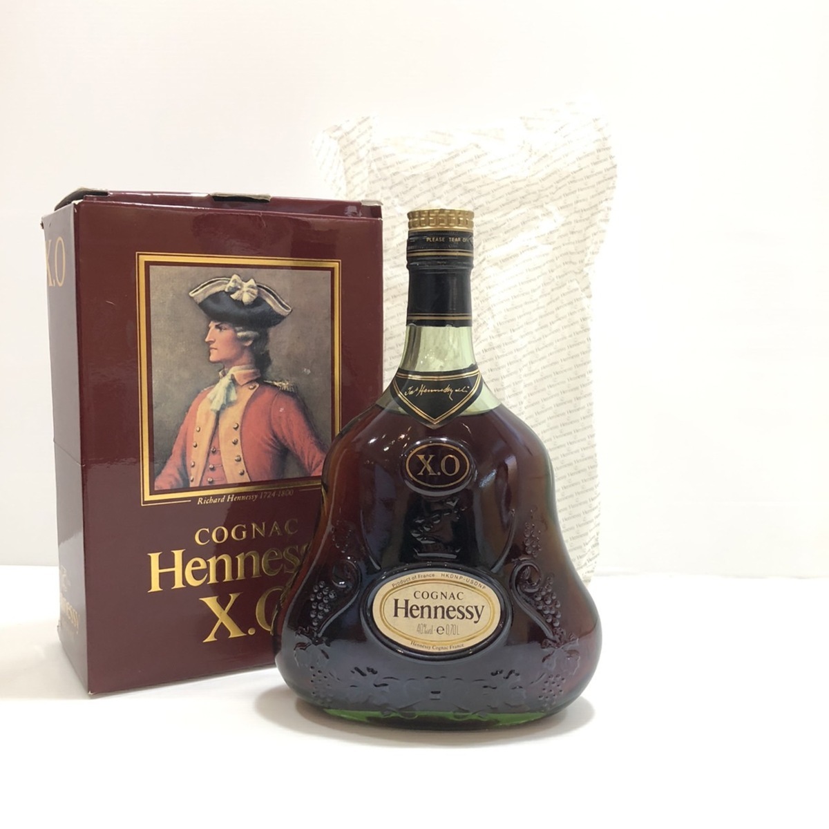 ☆1円 ヘネシー コニャック COGNAC 金キャップ グリーンボトル 700ml