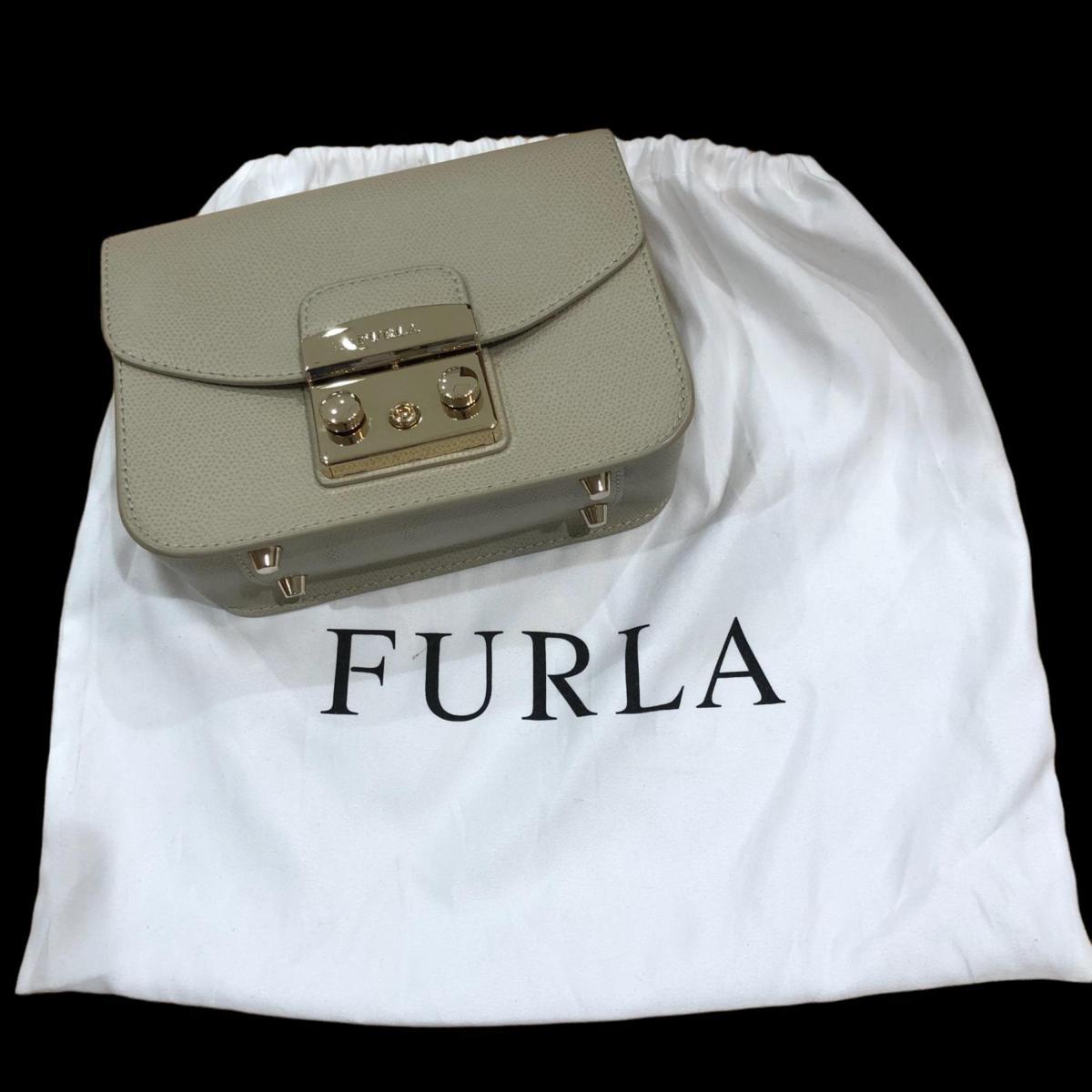 Furla フルラ メトロポリス チェーン ミニ ショルダーバッグ クロス