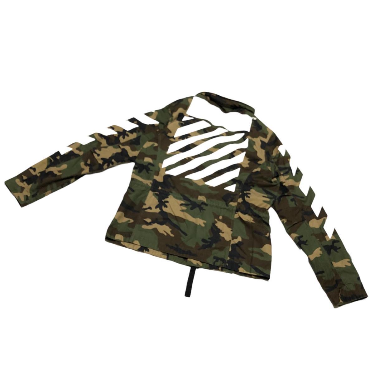 1円 OFF-WHITE オフホワイト フィールドジャケット オフホワイト