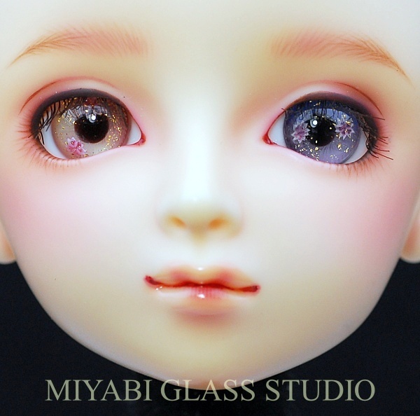 MIYABI GLASS STUDIO　季節限定　桜アイ 16ミリ SC-4016_画像3