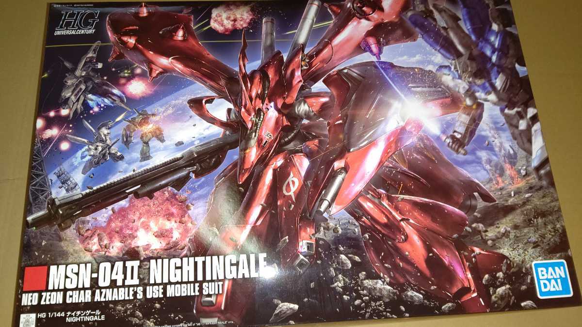 HGUC 1/144☆ナイチンゲール 機動戦士ガンダム 逆襲のシャア☆ガンプラ ...
