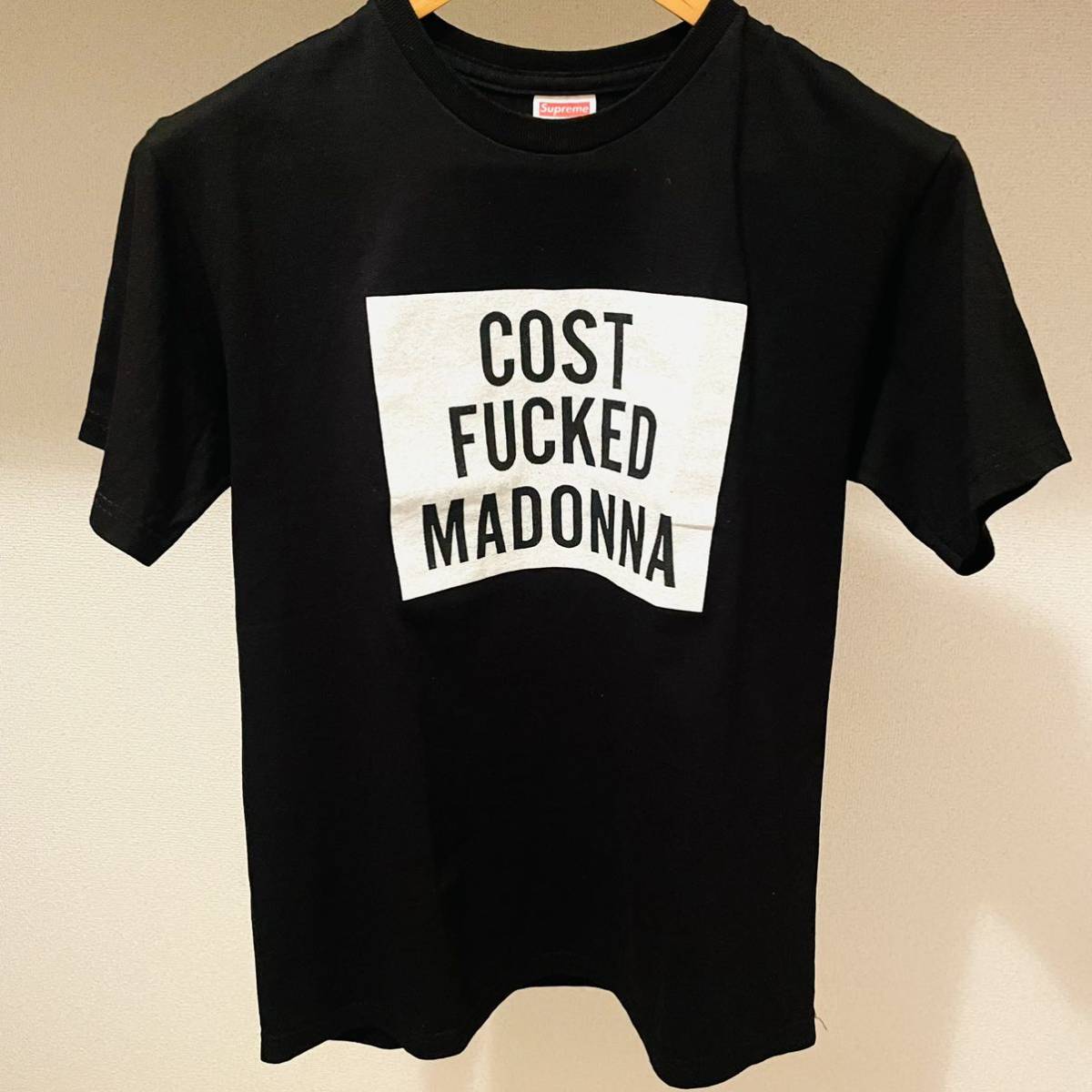 ほぼ新品 Supreme Cost Fucked Madonna Tee Black White S 10aw 黒 白 コスト ファック マドンナ アダム_画像1