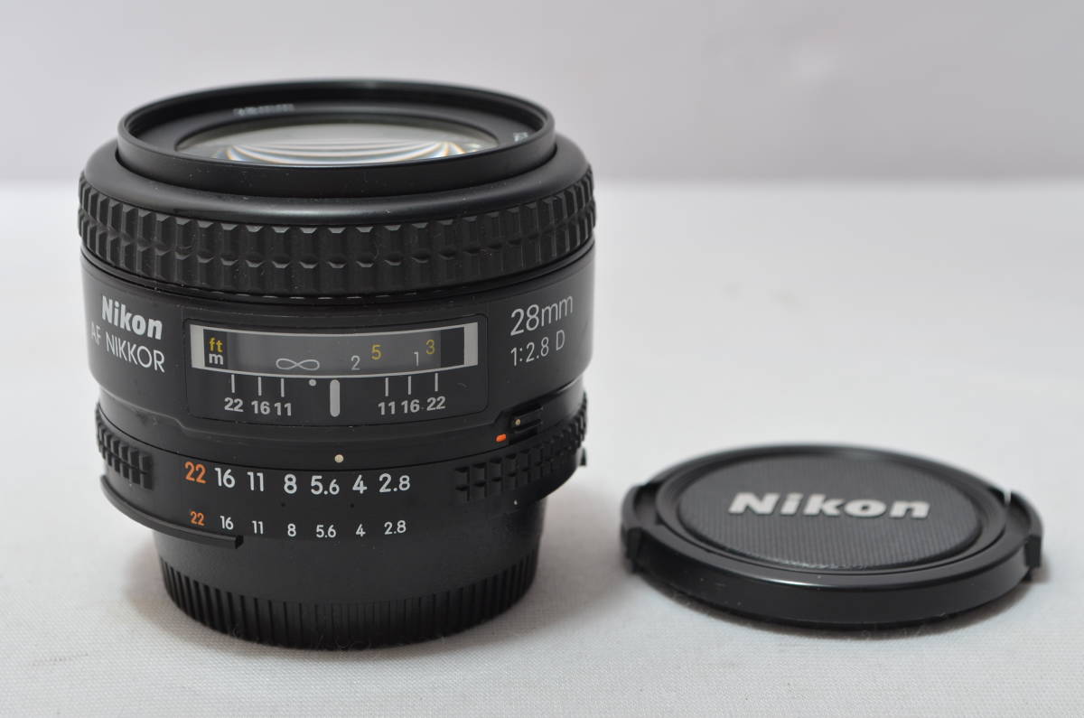 8860★実用品★Nikon 単焦点レンズ Ai AF Nikkor 28mm f/2.8D フルサイズ対応_画像3