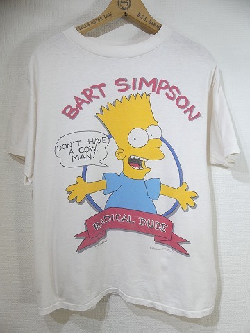 爆売りセール開催中!】 レア 90s L Tシャツ プリント SHINPSON BART