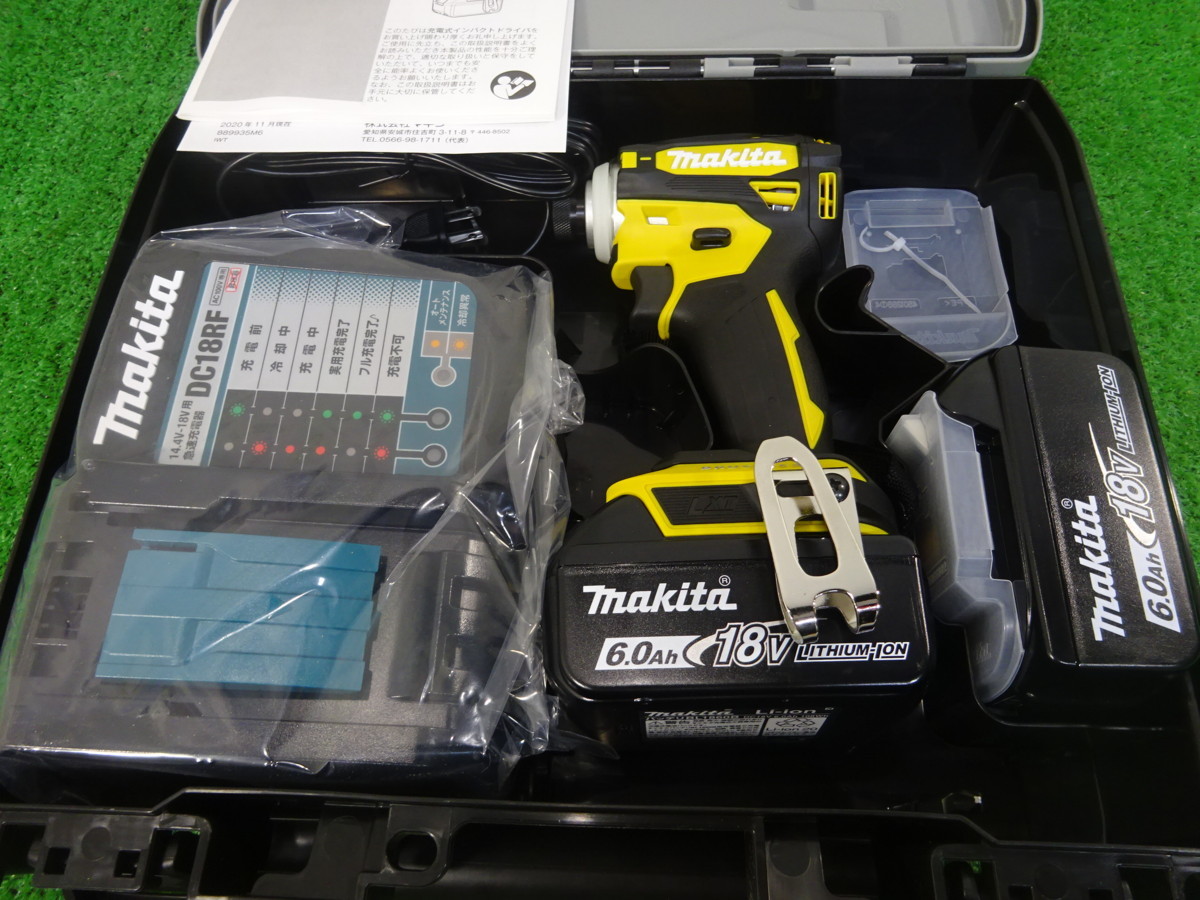 新品】マキタmakita インパクトドライバ TD172DGX FY フレッシュ