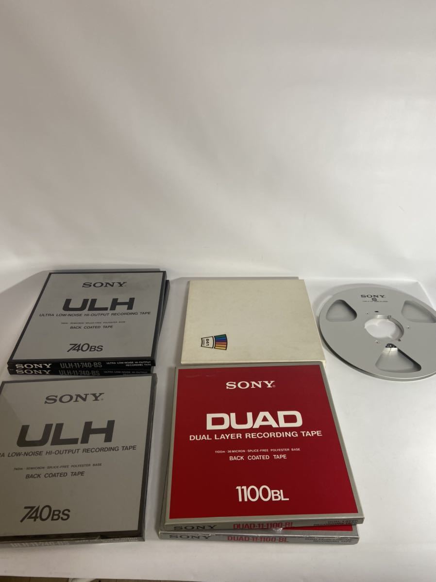 SONY TEAC AMPEX オープンリールテープ ULH-11-740-BS DUAD-11-1100-BL