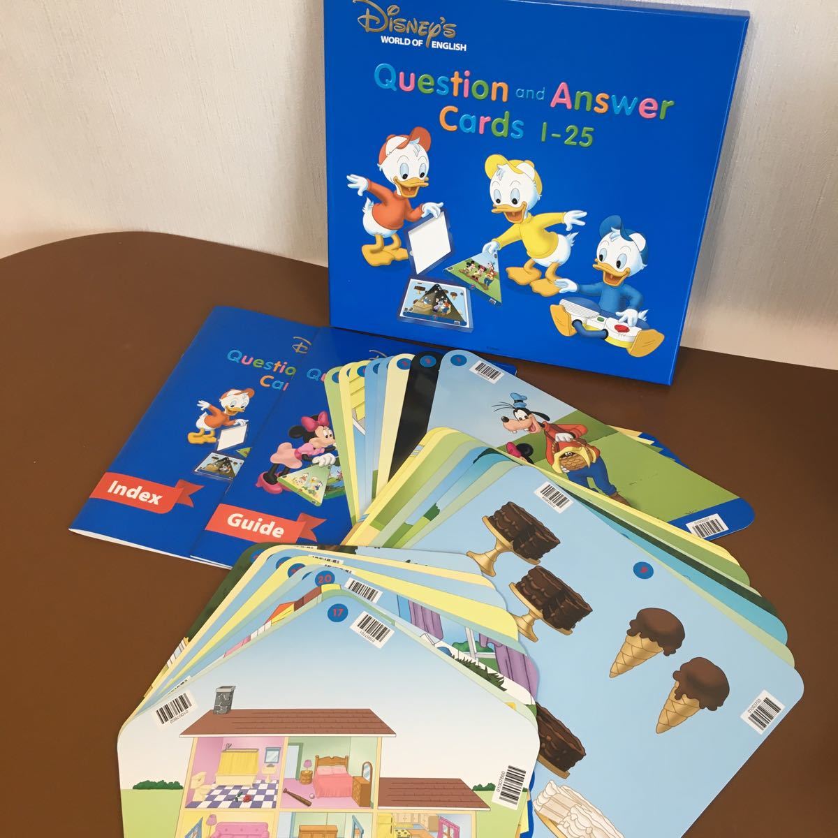 2017年購入!Q&Aカード クエスチョン&アンサー ディズニー英語