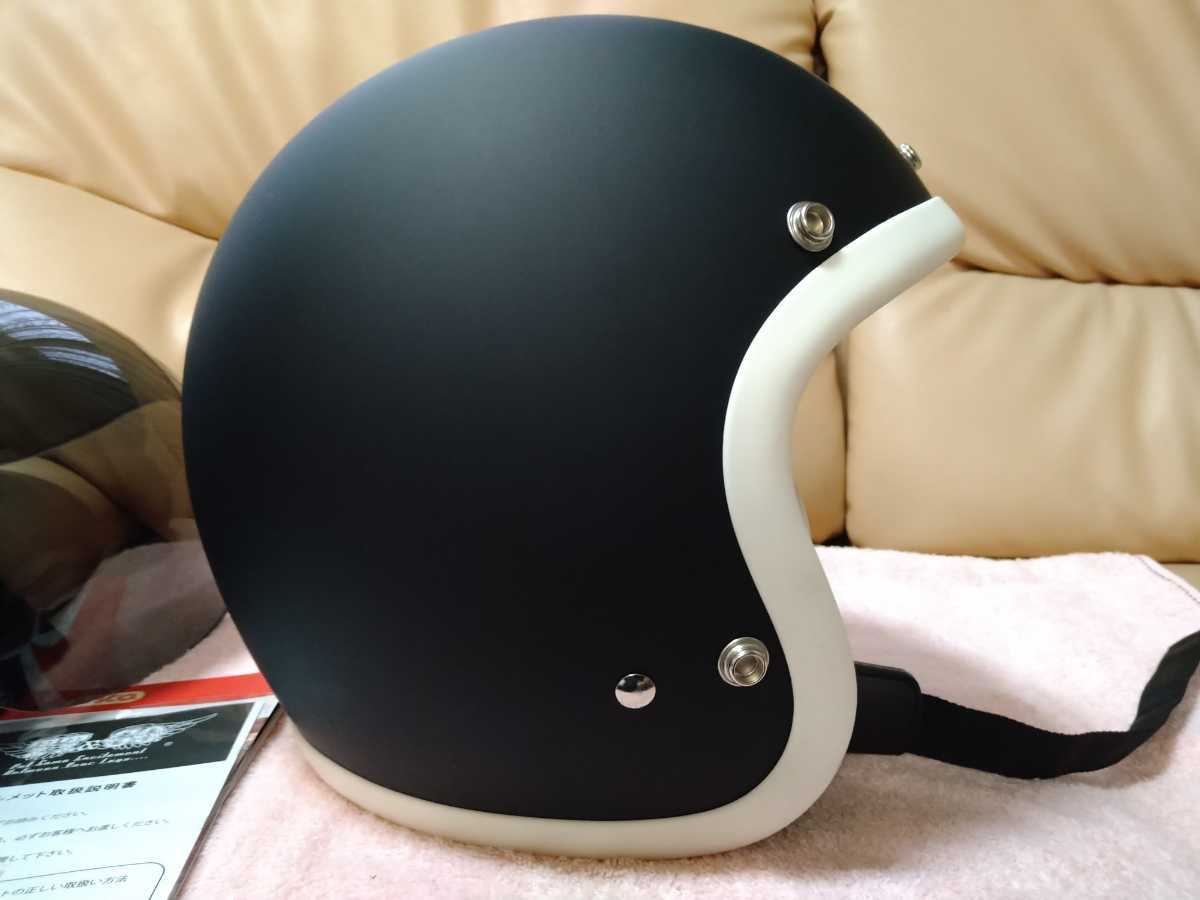 TT&CO スーパーマグナム アイボリーラバートリム マットブラック