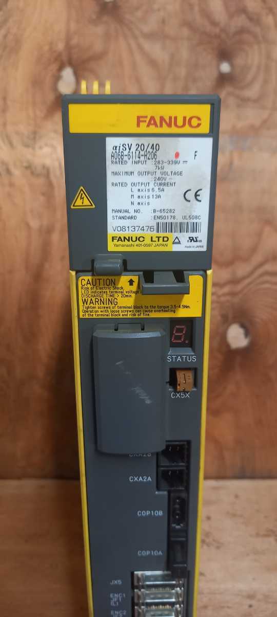 FANUC サーボアンプ A06B-6114-H206 F FANUC サーボアンプ A06B-6114-H206 F