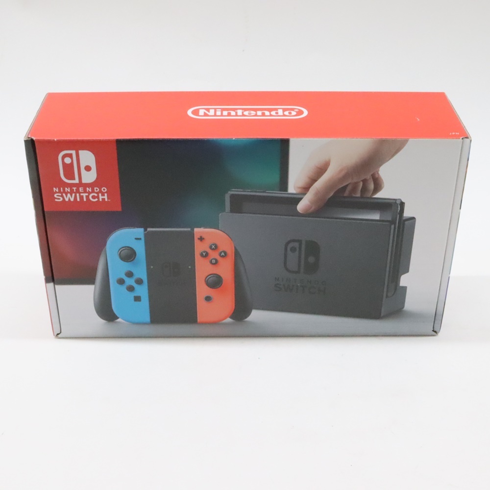 旧モデル 長期保管 未使用 ニンテンドー スイッチ 本体 ネオンブルー ...
