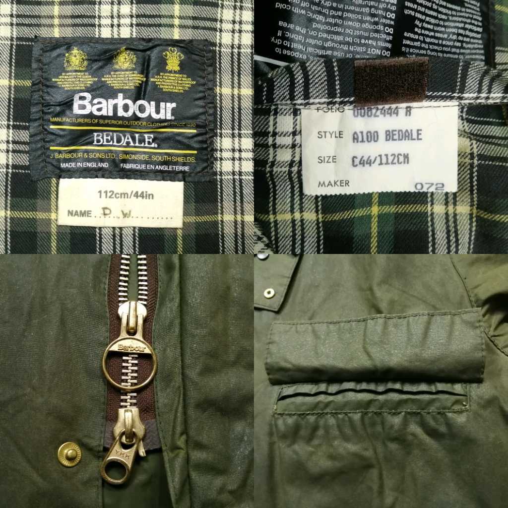 Mint◎1980s c44 Barbour bedale セージ ビンテージ バブアー ビデイル