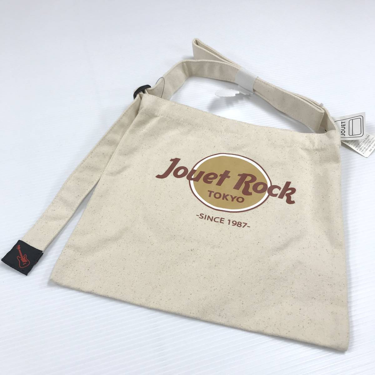 未使用品 JOUET ROCK ビックトート バッグ ジョエット 人気ブランド レトロ感 デザイン シンプル ワンポイント ロゴ メンズ レディース_画像1