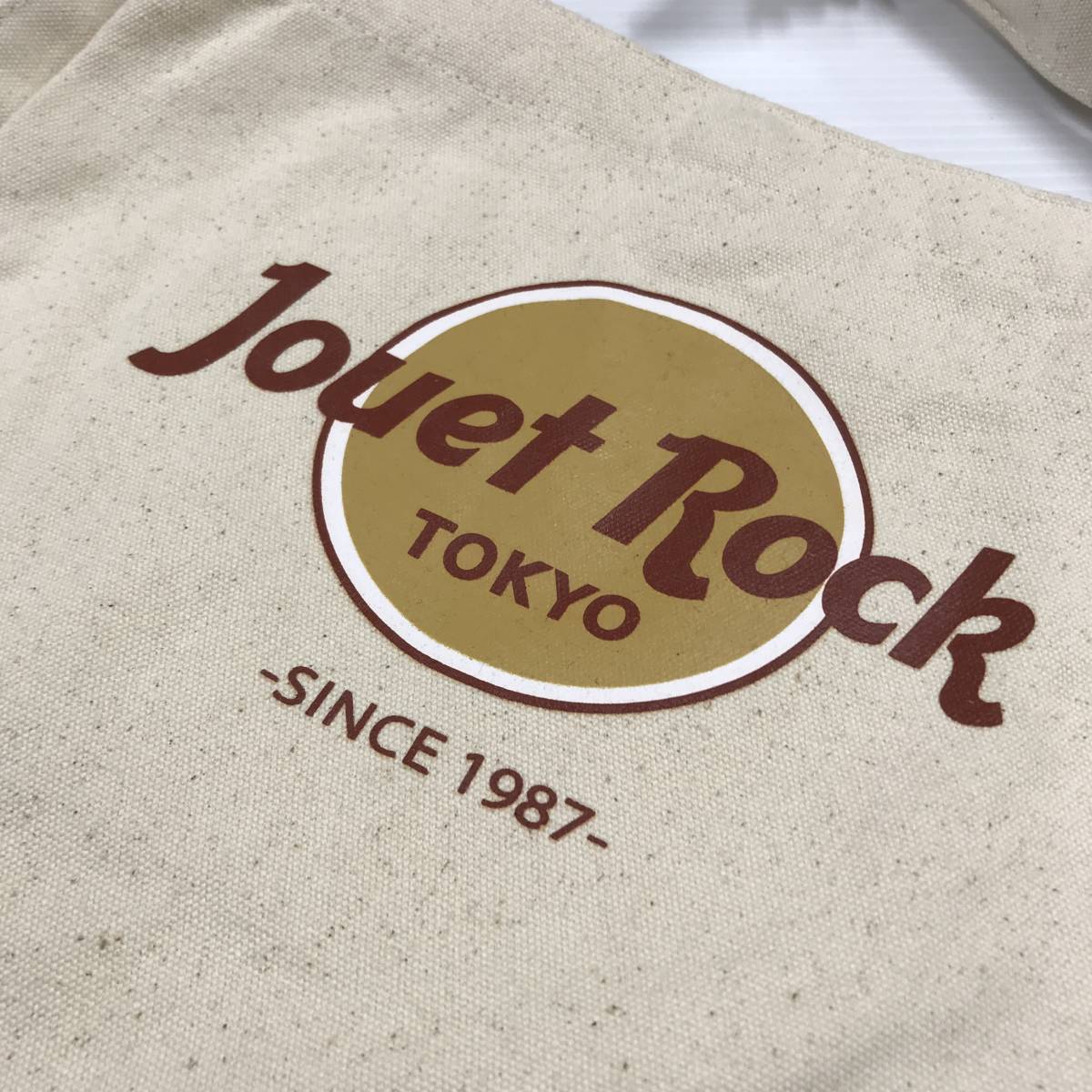 未使用品 JOUET ROCK ビックトート バッグ ジョエット 人気ブランド レトロ感 デザイン シンプル ワンポイント ロゴ メンズ レディース_画像2