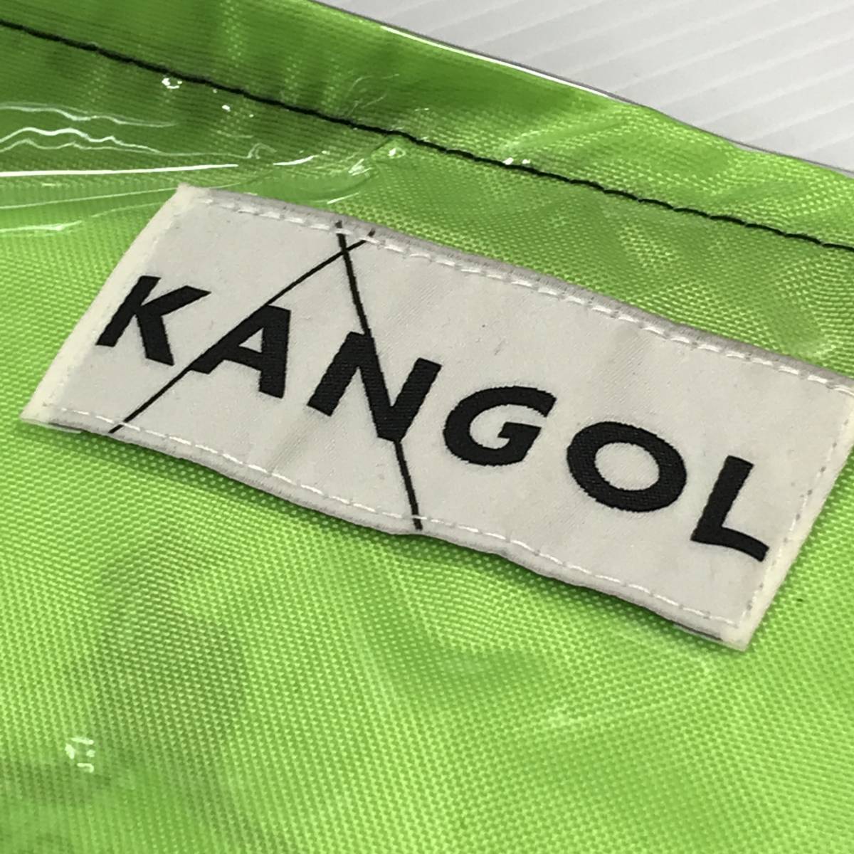 未使用品 KANGOL クリア バッグ ミニショルダー カンゴール ライム イエロー グリーン メッセンジャー カジュアル レディース メンズ サブ