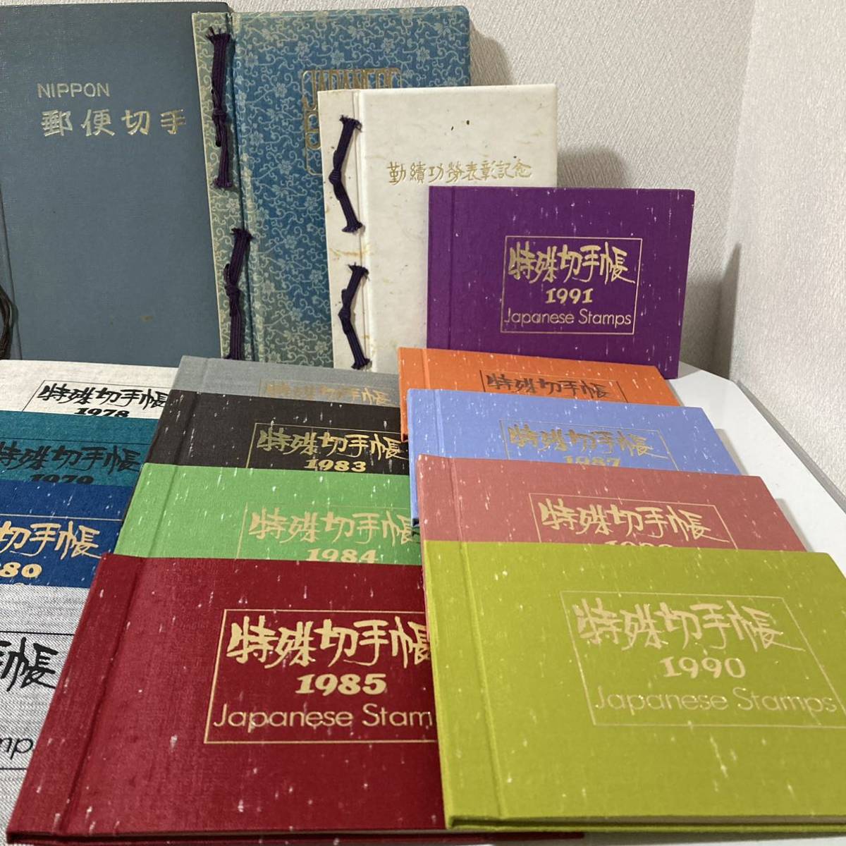 切手未使用 特殊切手帳(1971年〜1972年、1975年〜1988年、 切手未使用 特殊切手帳(1971年〜1972年、1975年〜1988年、