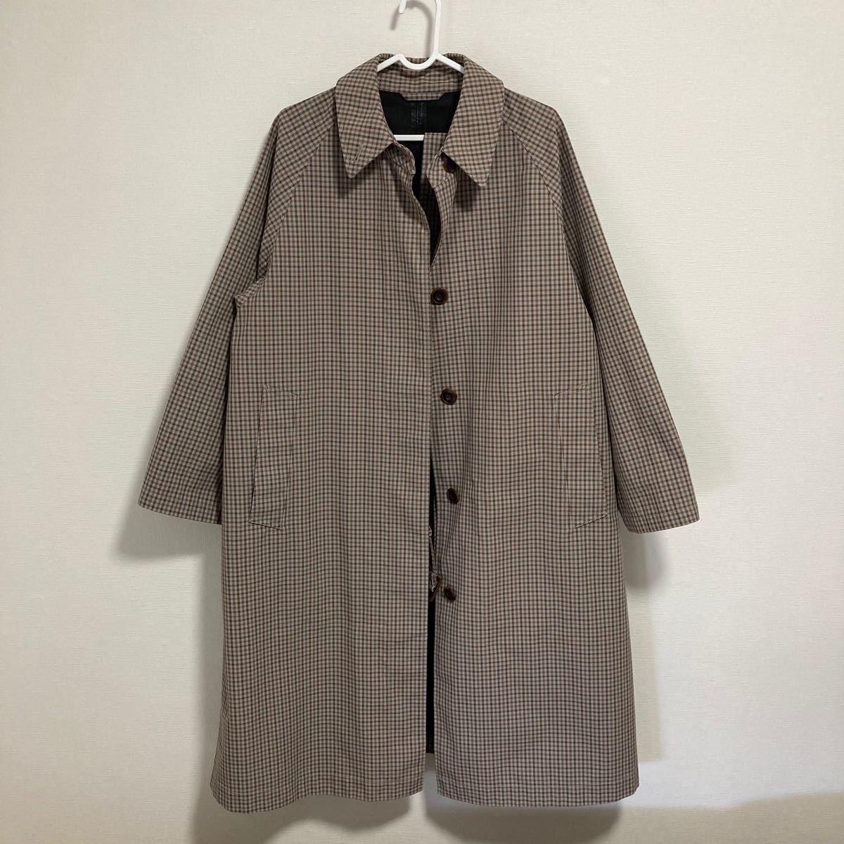 UNIQLO ユニクロ ブロックテックチェックコート ブラウン UNIQLO ユニクロ ブロックテックチェックコート ブラウン