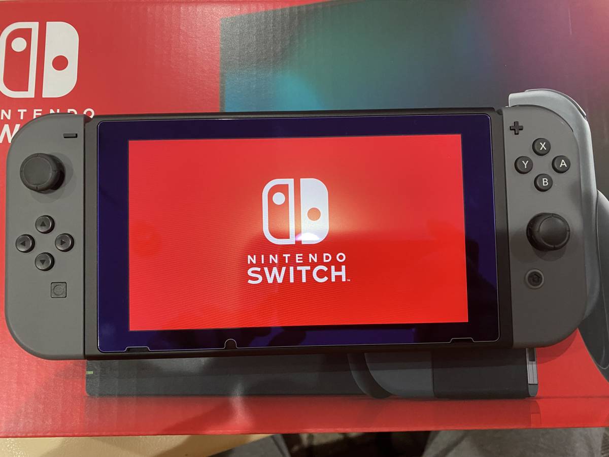 美品！ ニンテンドースイッチ 本体 Nintendo Switch Joy-Con(L)/(R) グレー