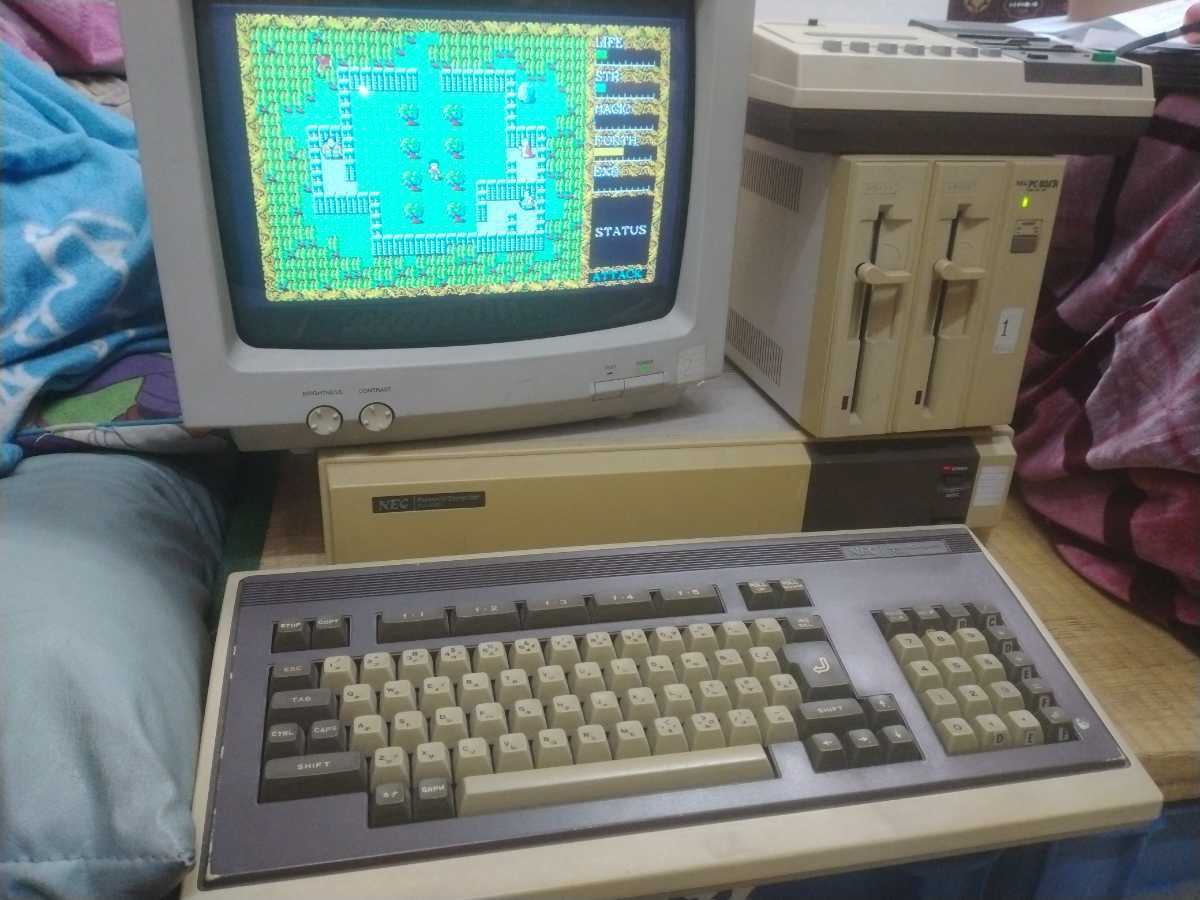 Yahoo!オークション - 初代 NEC PC-8801 実働 パソコン 本体＋キー...
