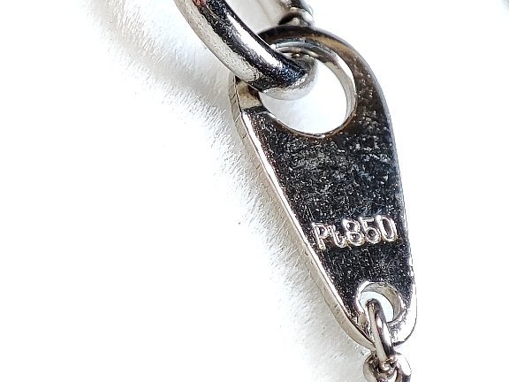 Y8404☆Pt850 天然ダイヤモンド 0.25ct ペンダントネックレス Y8404☆Pt850 天然ダイヤモンド 0.25ct ペンダントネックレス