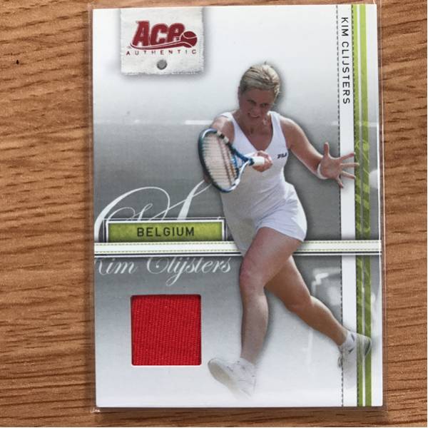 送料込 KIM CLIJSTERS テニス ジャージカード Ace_画像1