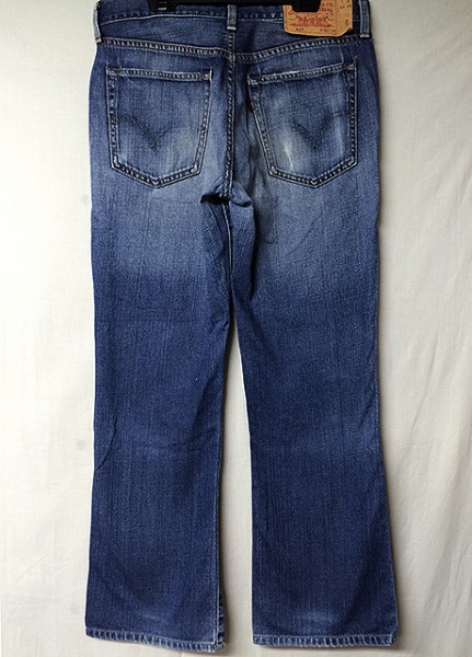 激ヒゲ良い味!!◆Levi's リーバイス 517-03 ブーツカット◆W32_画像2