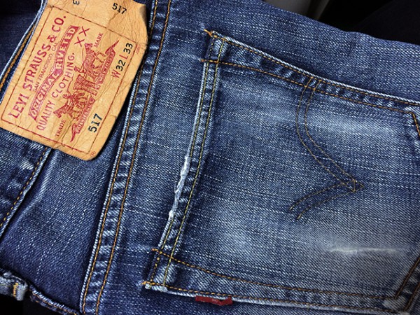 激ヒゲ良い味!!◆Levi's リーバイス 517-03 ブーツカット◆W32_画像3