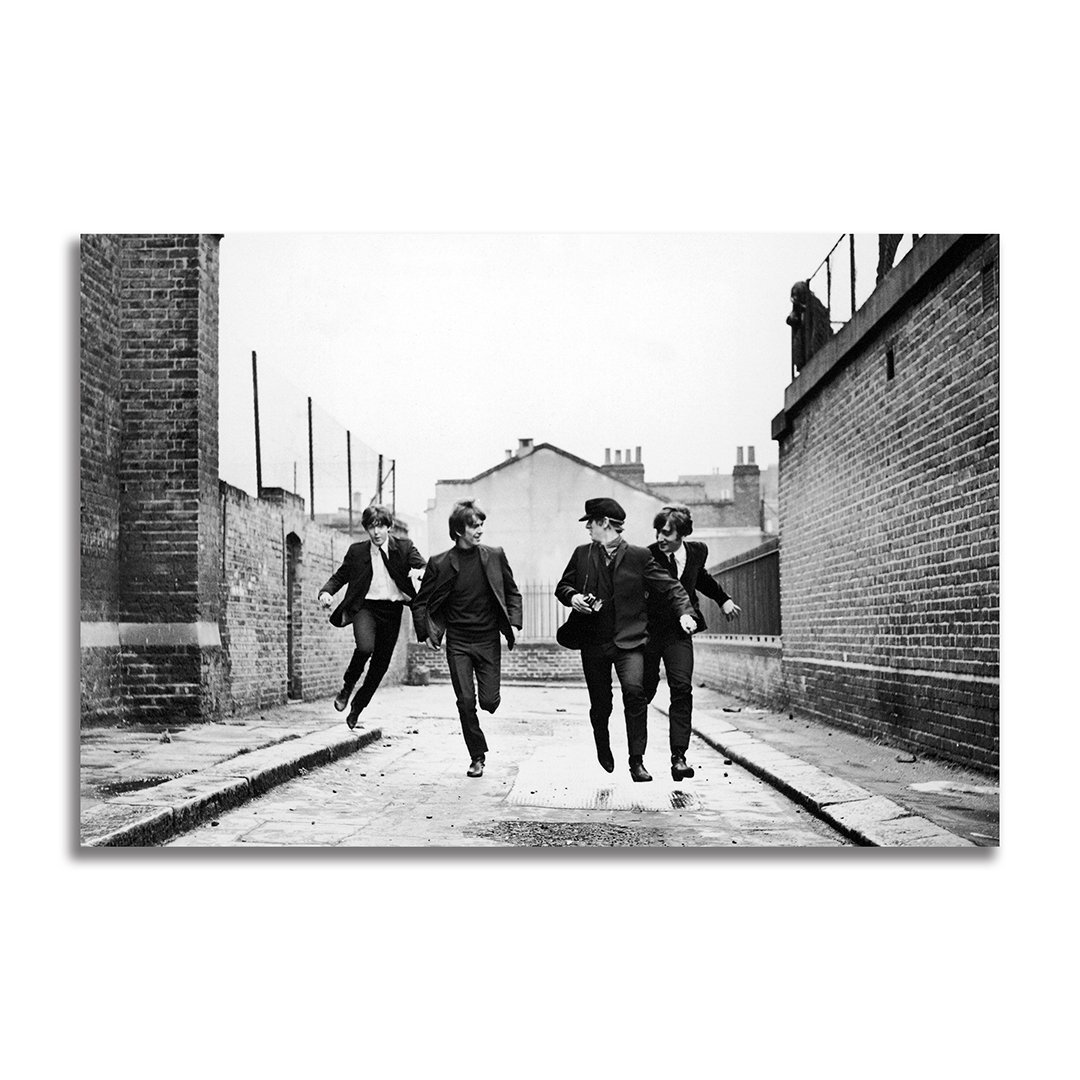 ビートルズ Beatles ポスター ボード パネル フレーム 70x50cm 海外
