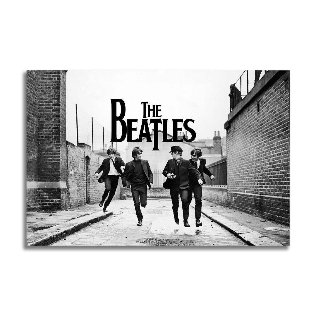ビートルズ Beatles ポスター ボード パネル フレーム 70x50cm 海外