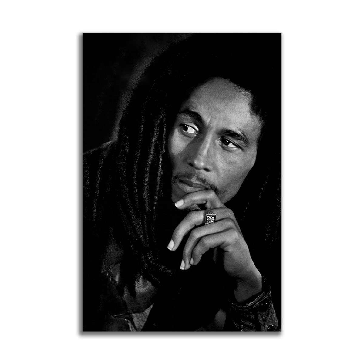オンラインストア特販 ボブ マーリー Bob Marley レゲエ ポスター ボード パネル フレーム 70x50cm ボブマーリー 海外 アート グ  印刷物