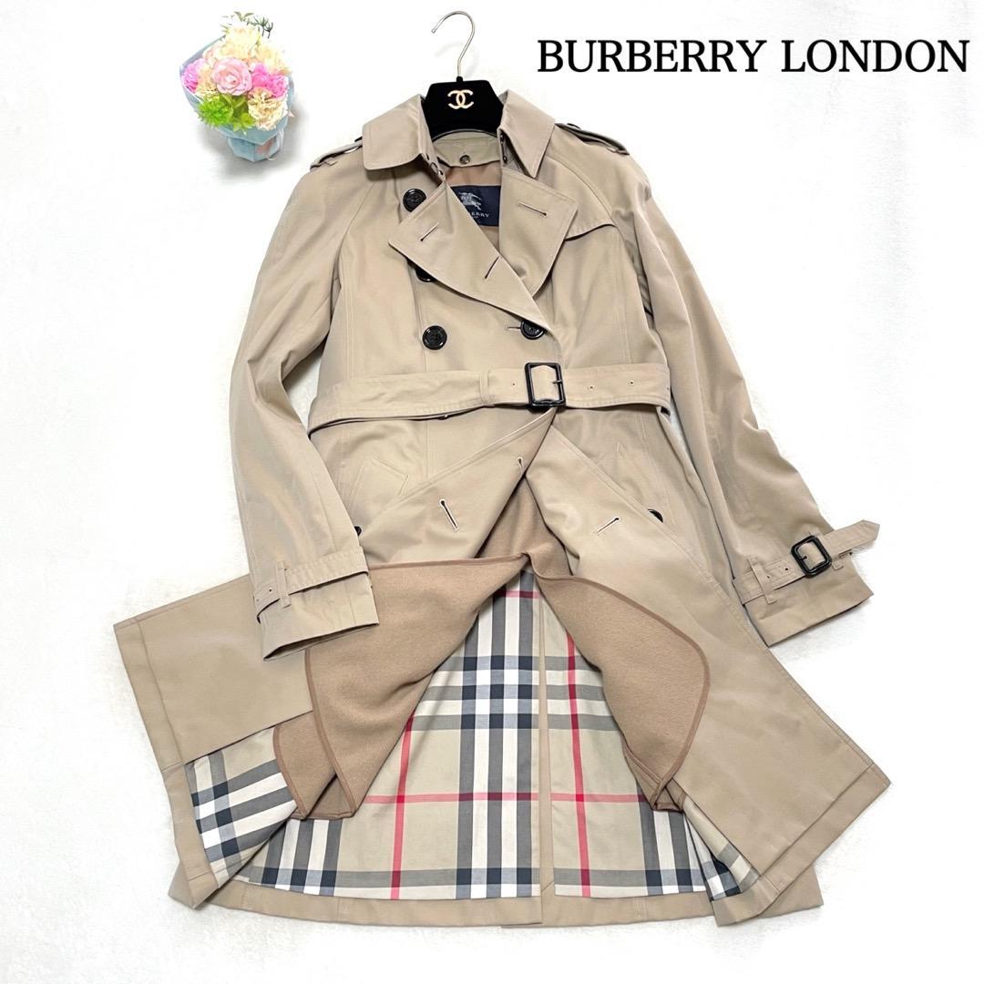 美品】バーバリーロンドン Burberry LONDON ノバチェック トレンチ