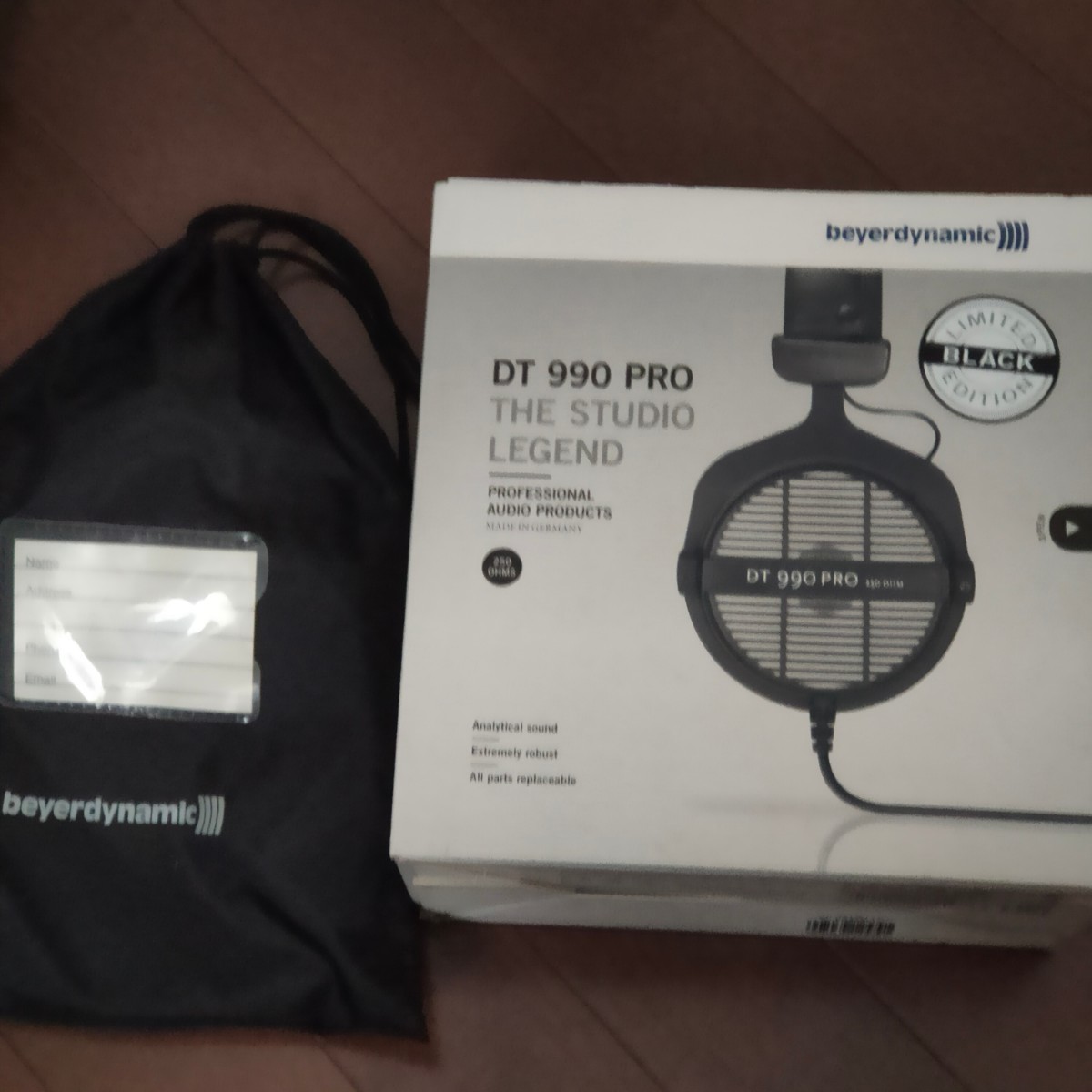 DT990 PRO LIMITED EDITION BLACK Beyerdynamic 開放型ヘッドホン lram