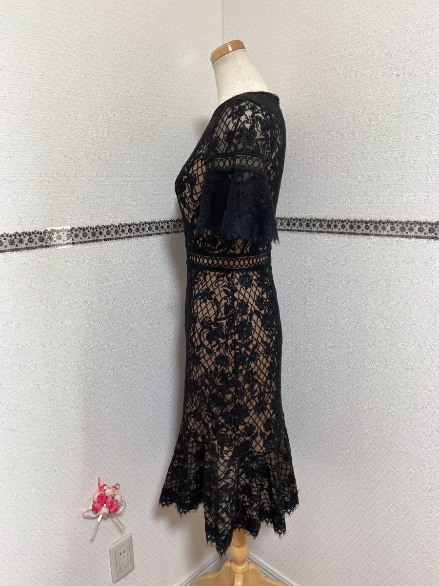 新同 4P/2/9号 Tadashi Shoji タダシショージ ブラック/ベージュ 新同 4P/2/9号 Tadashi Shoji タダシショージ ブラック/ベージュ