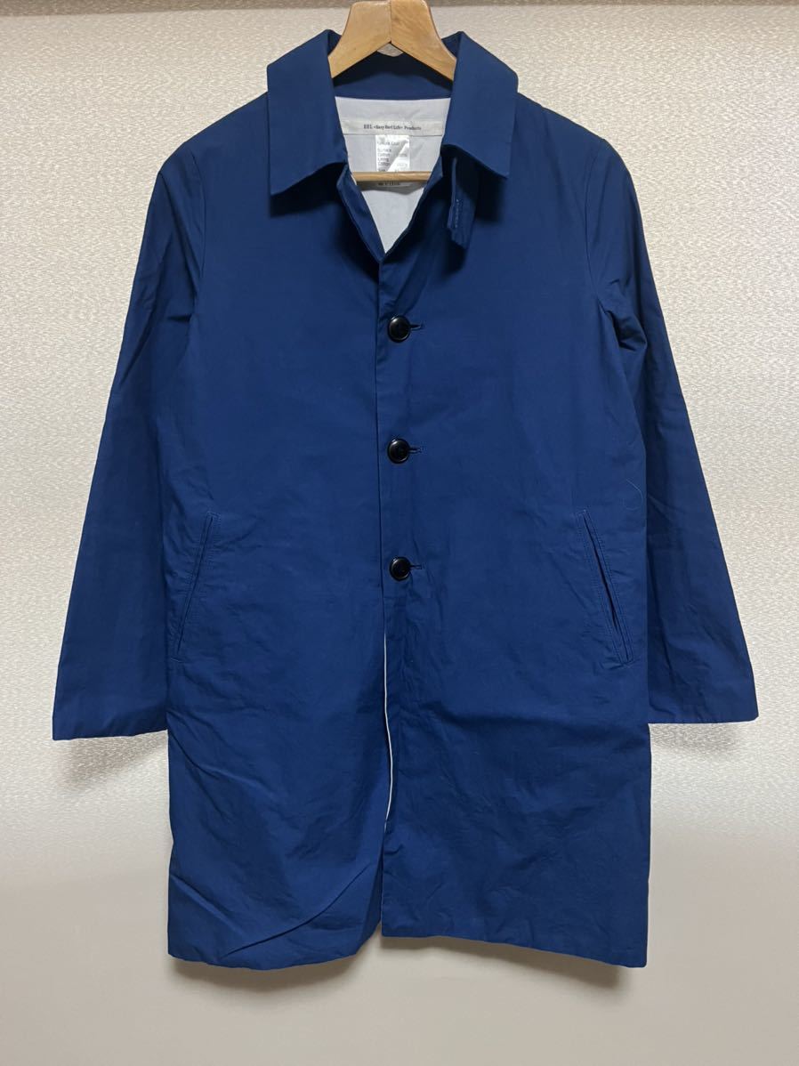 爆売り！ EEL　イール　サクラコート　SAKURA　COAT　ジャケット　アウター　ブルー　サイズXS ステンカラーコート