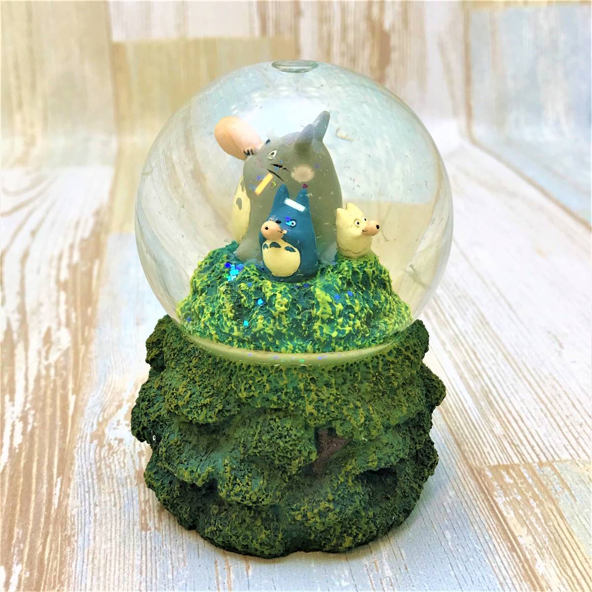 レア となりのトトロ My Neighbor Totoro 小トトロ 中トトロ スノー 海外注文 ジブリ となりのトトロ スノードーム オルゴール キャラクターグッズ
