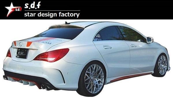 【M's】メルセデス・ベンツ CLA クラス C117 前期 TYPE B エアロ 3点セット s.d.f star design factory Mercedes Benz W117 180 250_画像2