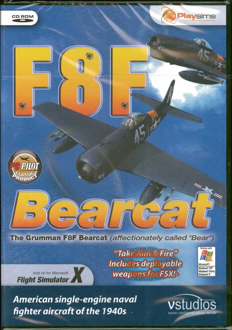  new goods F8F Bearcat(FSX) Bear cat Ad on soft 