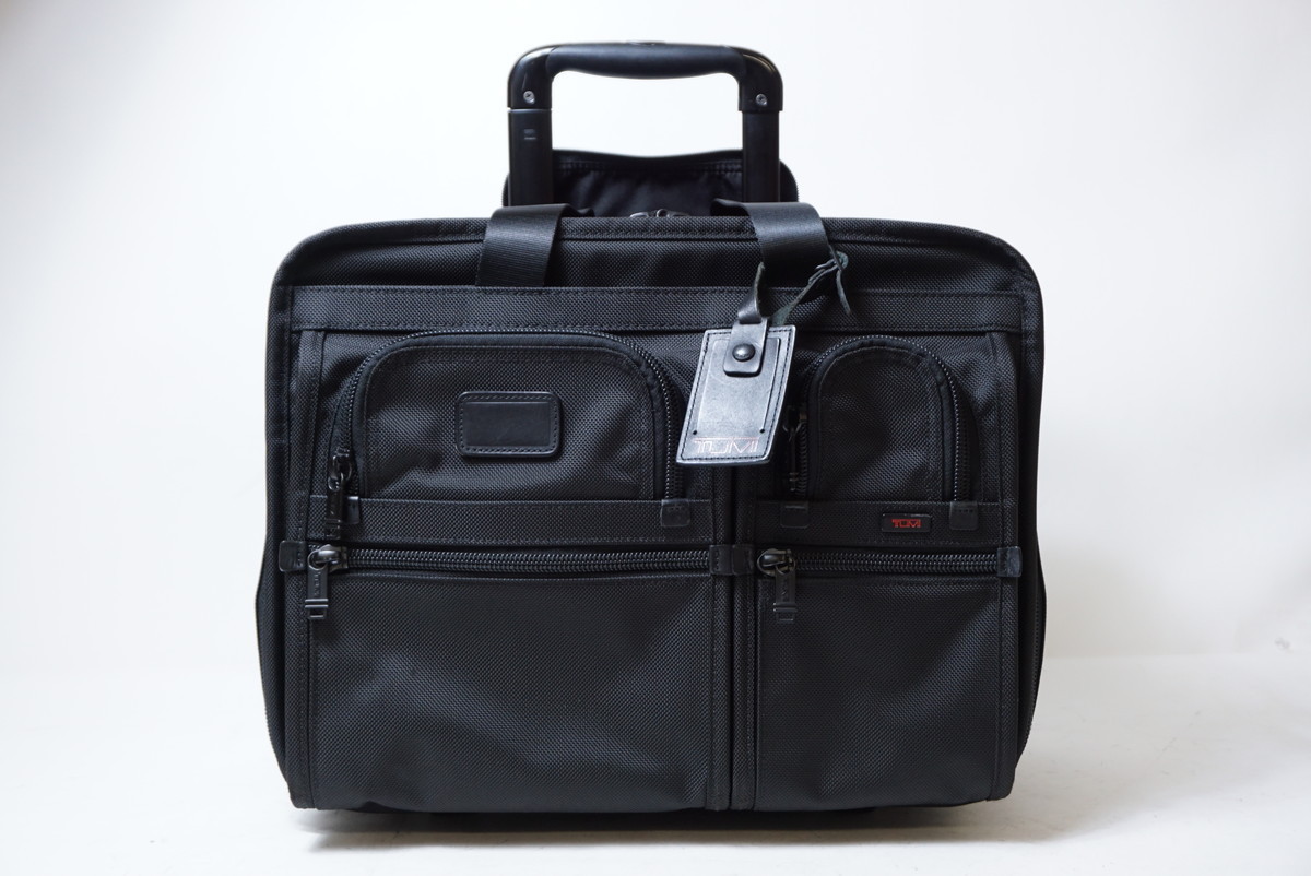 美品 TUMI トゥミ デラックスエクスパンダブルブリーフウィズ