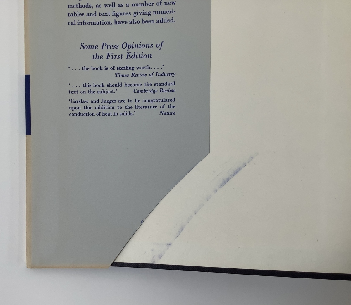 Conduction of Heat in Solids 洋書/英語/固体中の熱伝導/伝熱/熱力学/物理学/OXFORD【ta01g】 - 物理学 Conduction of Heat in Solids 洋書/英語/固体中の熱伝導/伝熱/熱力学/物理学/OXFORD【ta01g】 - 物理学