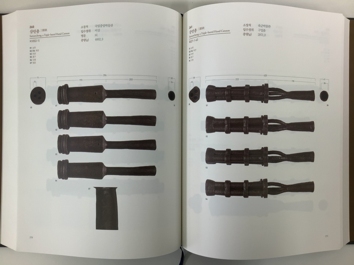 小型火薬武器 KOREAN HAND CANNON　国立晋州博物館　韓国語書籍/ハンドキャノン/火薬武器/銃/朝鮮半島の武器【ta03i】_画像5