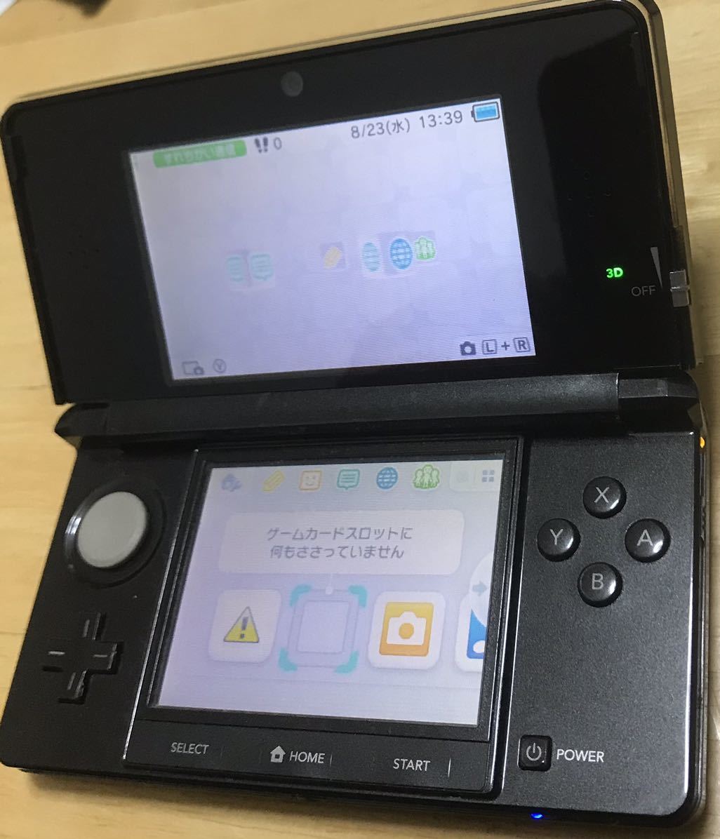 【動作確認済み】ニンテンドー3DS ブラック　任天堂 Nintendo
