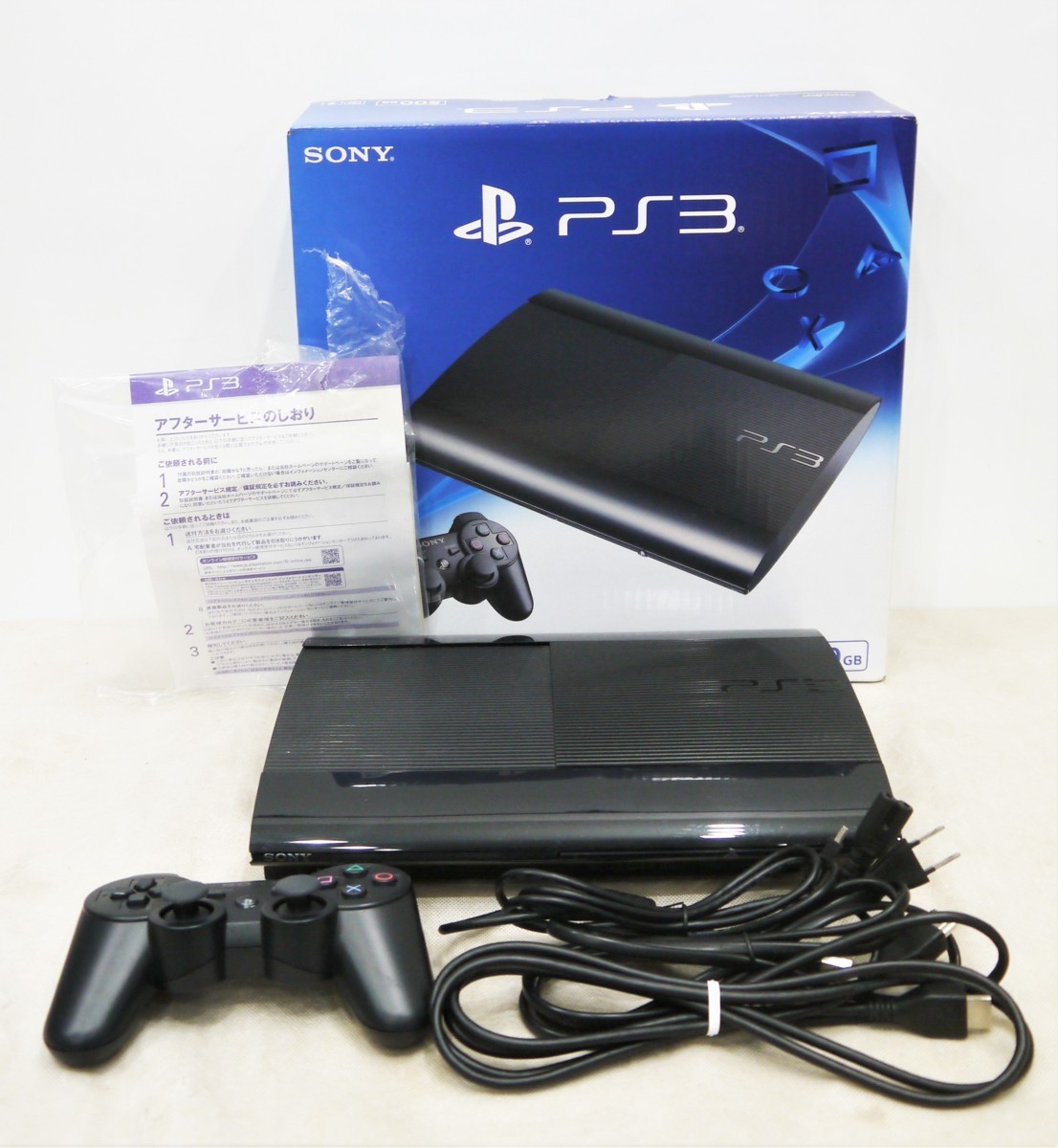 ☆【品】小田原店 (11-1) PS3 本体 セット 500GB ブラック SONY