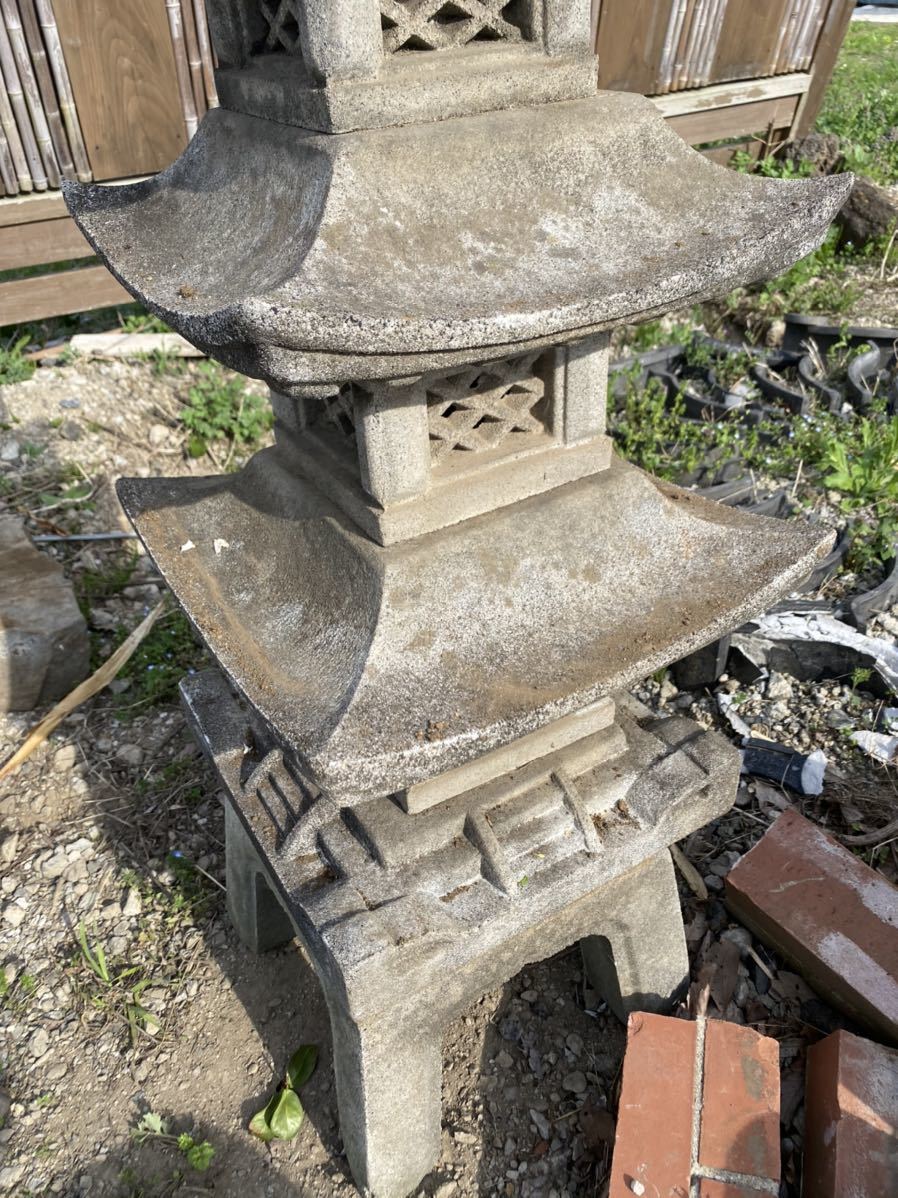 石灯籠 積型灯籠 塔 庭園 ガーデニング 石塔 和風 人工石 灯篭 石灯籠 積型灯籠 塔 庭園 ガーデニング 石塔 和風 人工石 灯篭