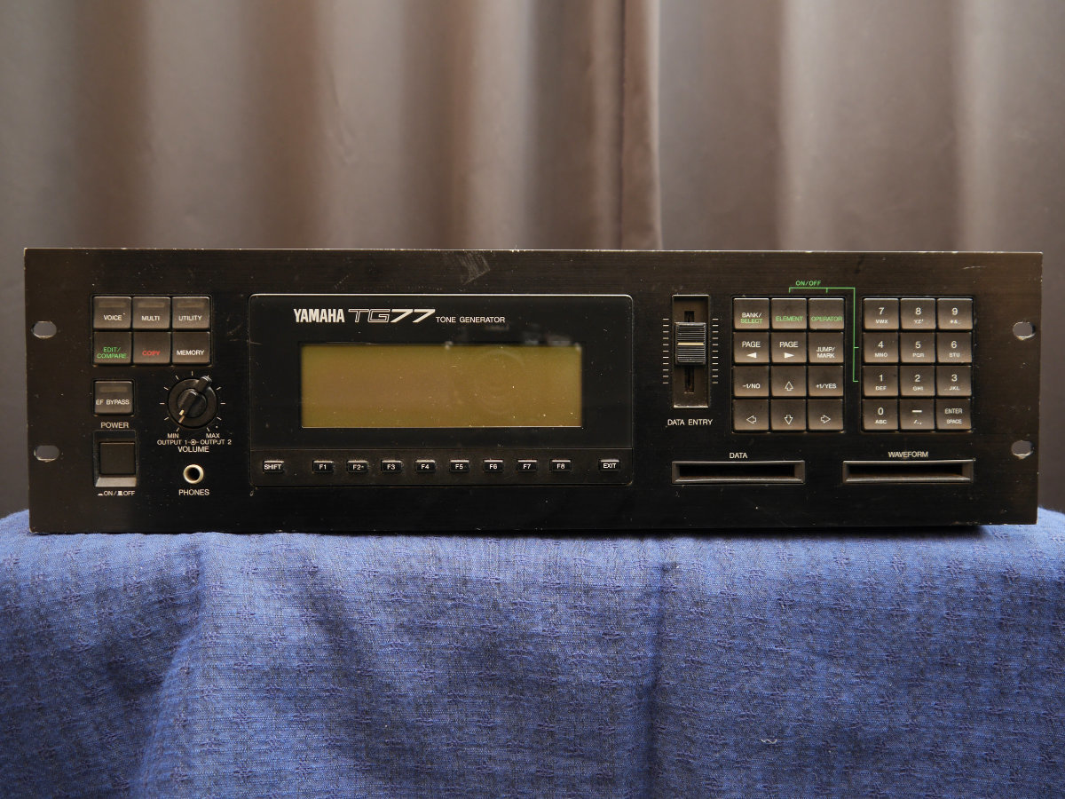 バックライ ヤフオク! - YAMAHA TG77 音源モジュール FM音源+PCM