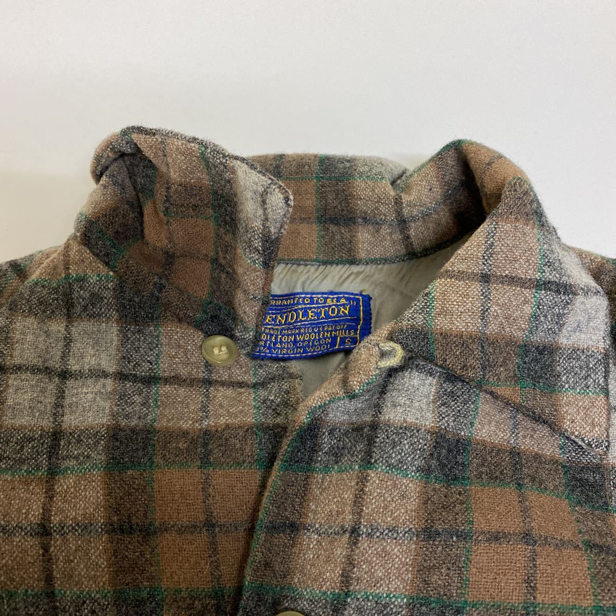 50年代 50s PENDLETON ペンドルトン チェック柄 ウールシャツ